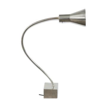 70s steel lamp