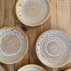 Rare 6 Niderviller Model Fauve Dessert Plates