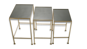 tables gigognes laiton