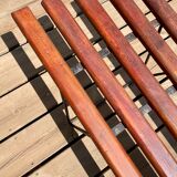 50s slatted bench by Robin Day for Hille