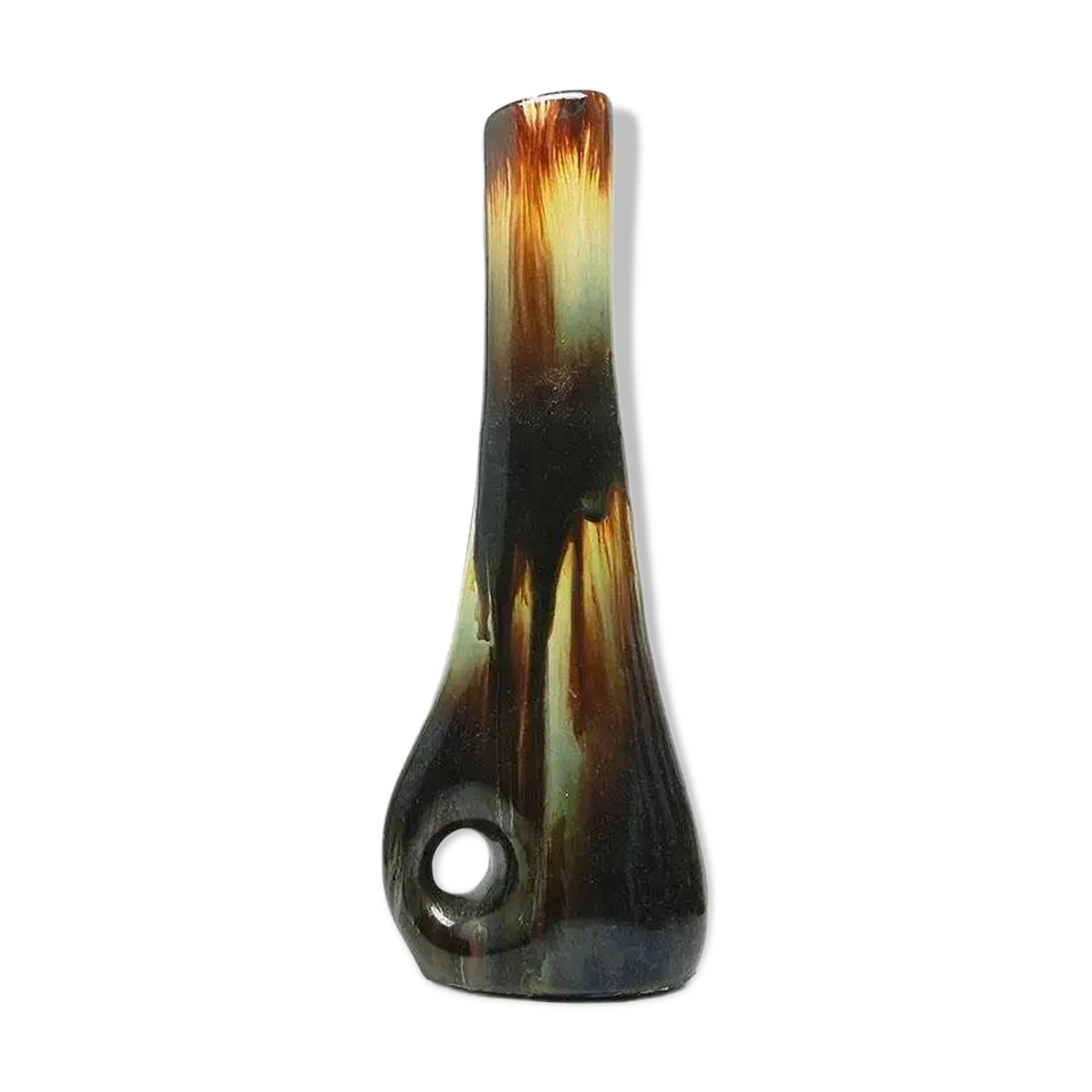 Vase, moderne du milieu du siècle, céramique, Pologne, années 1970