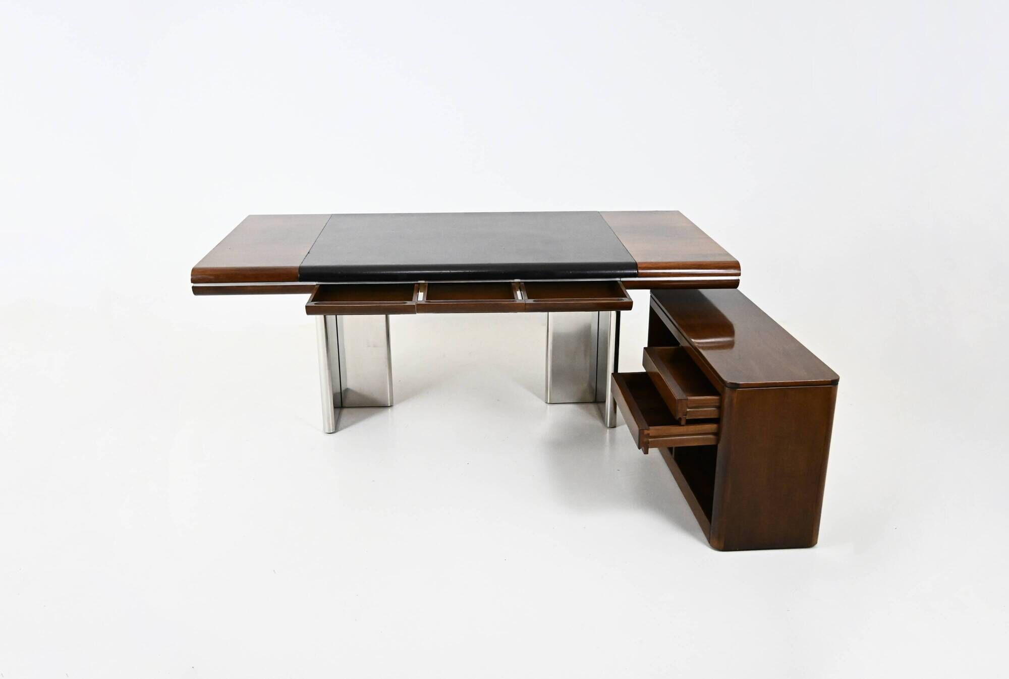 Italian desk designed by Hans Von Klier for Skipper, 1970s.