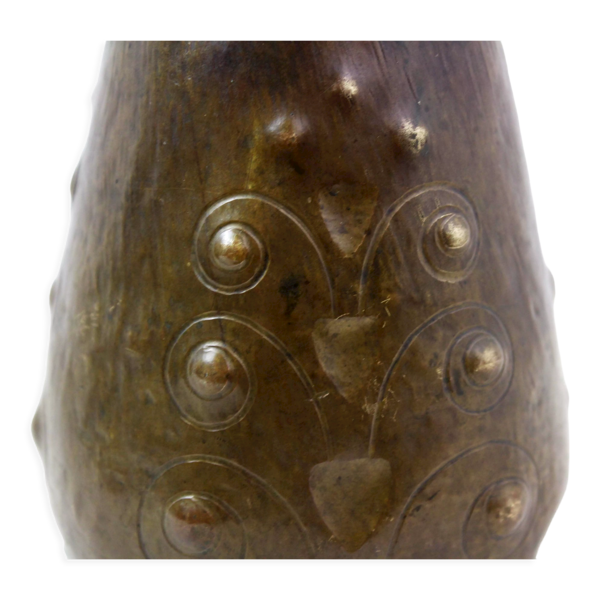Vase art deco en cuivre