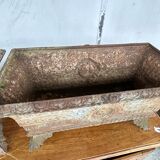 Pair of cast iron planters of the nineteenth century - planter