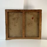 Authentic still life with peaches signed Gaston Hamanovick 1920