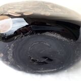 Nason glass vase with metal inclusions