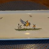 Cake dish - Moustier décor