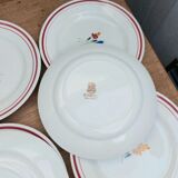 12 flat plates Jeannette Gien