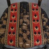 Set of 4 antique French Napoleon III chairs inlaid with mother-of-pearl