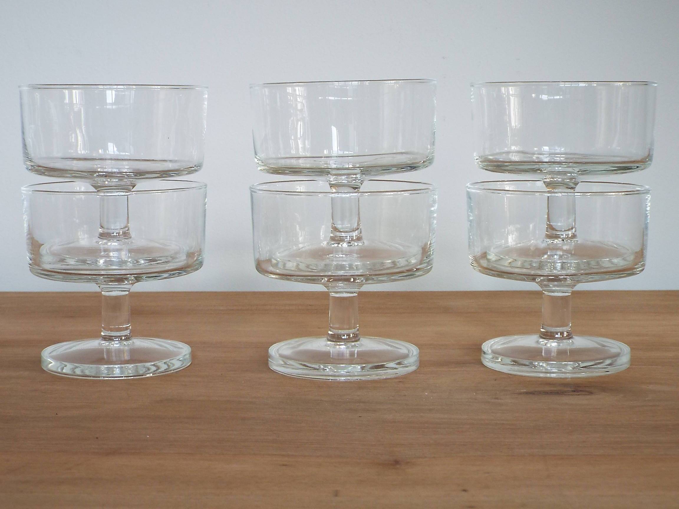 6 cavalier champagne glasses