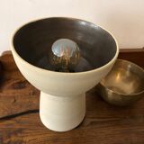 Ceramic stoneware floor lamp