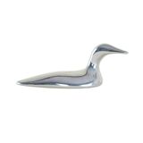 Aluminium sculpture of a duck, Canadian design, 1980s, production: Hoselton