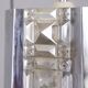 Vintage 1970s metal and crystal pendant lamp, kinkeldey design