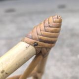 Rattan chair by Louis Sognot 1960