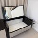 Modular enfilade Roche Bobois "Camora Nova" in brushed aluminium.