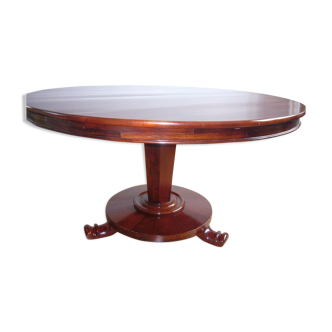 Mahogany round table XlX