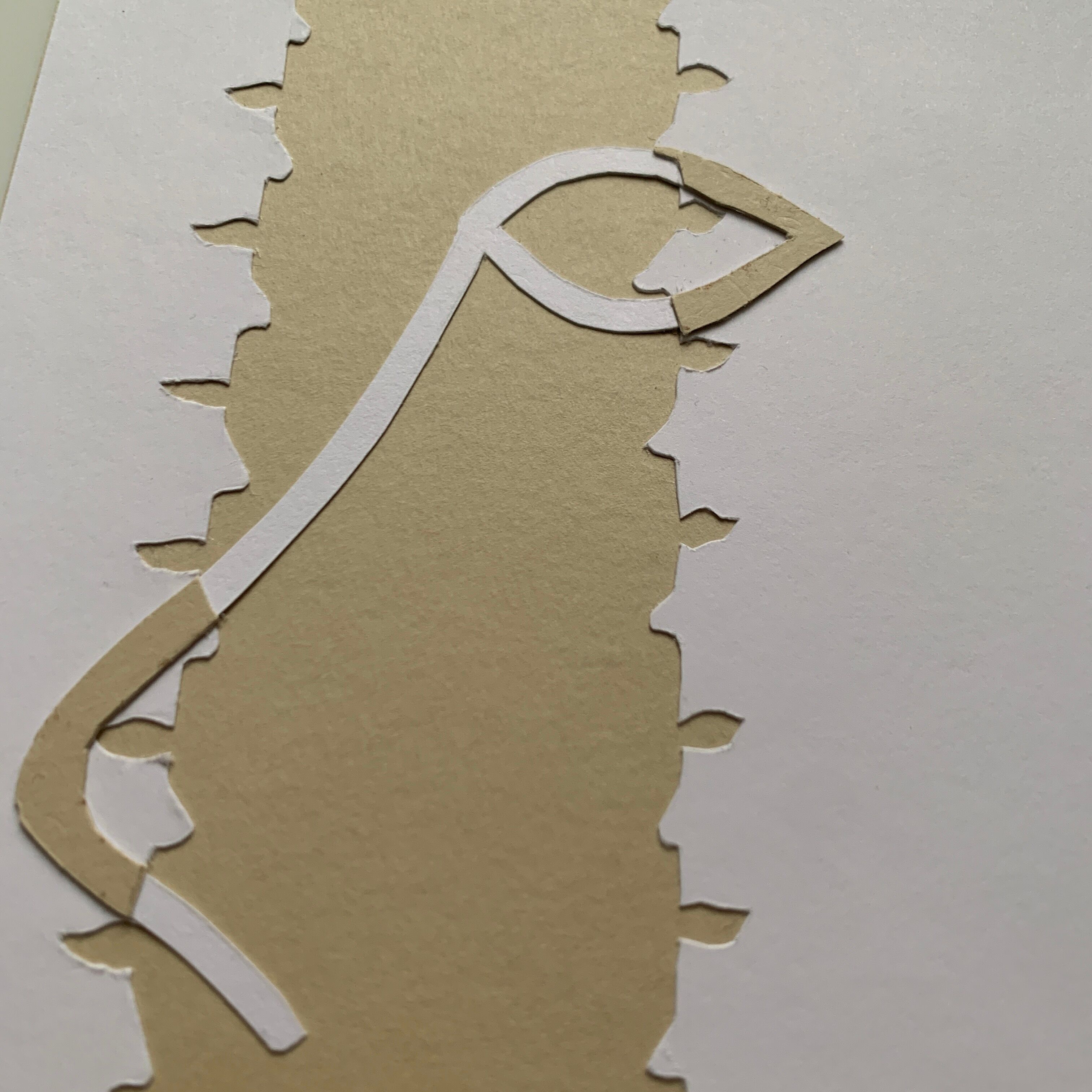 Collage 'Plain Vanilla II' of series 'Silhouettes'