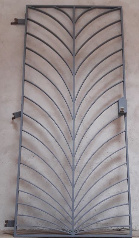 Art Deco wrought iron grill door 200x88cm
