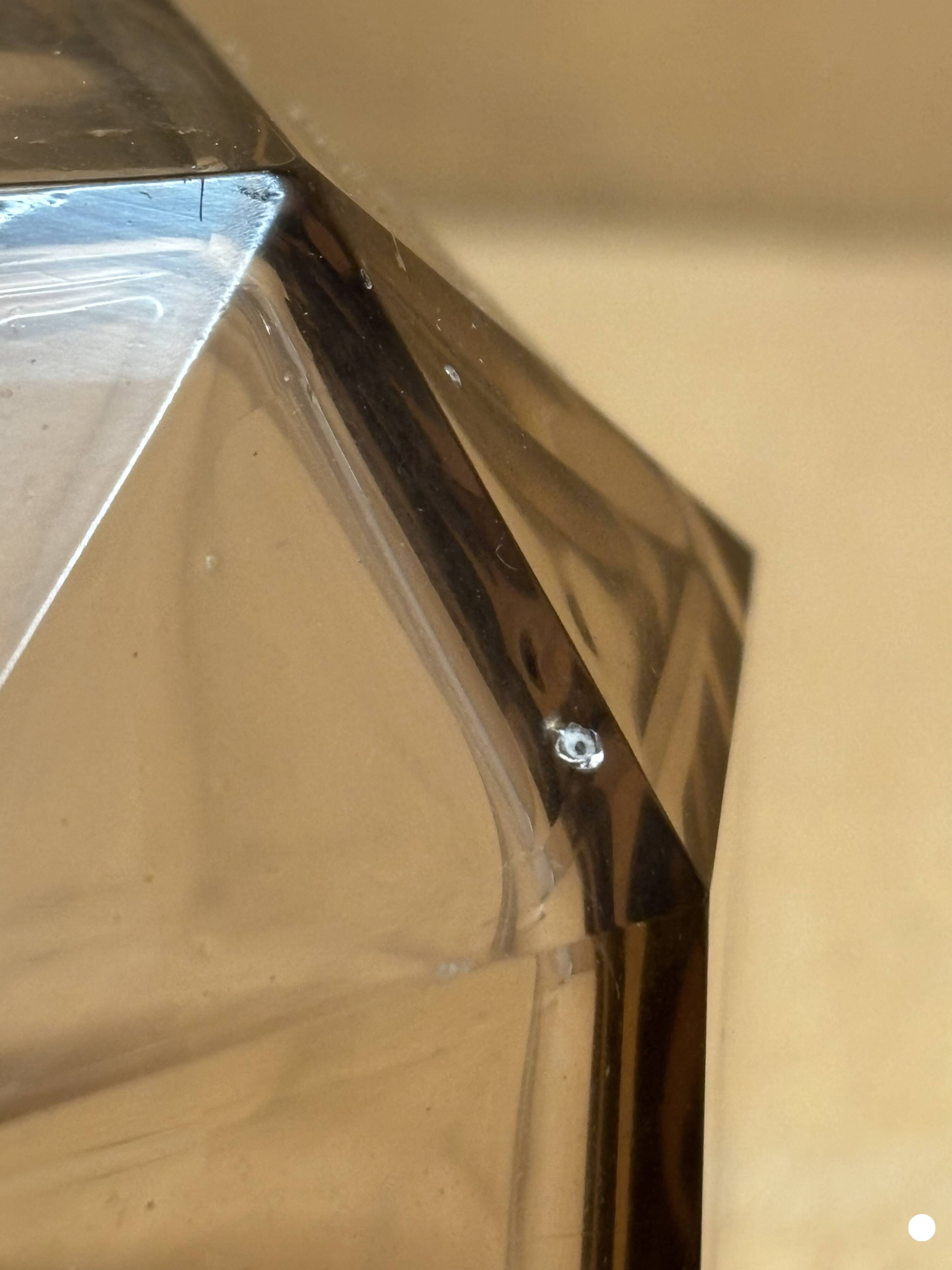 Small vase with geometric shapes