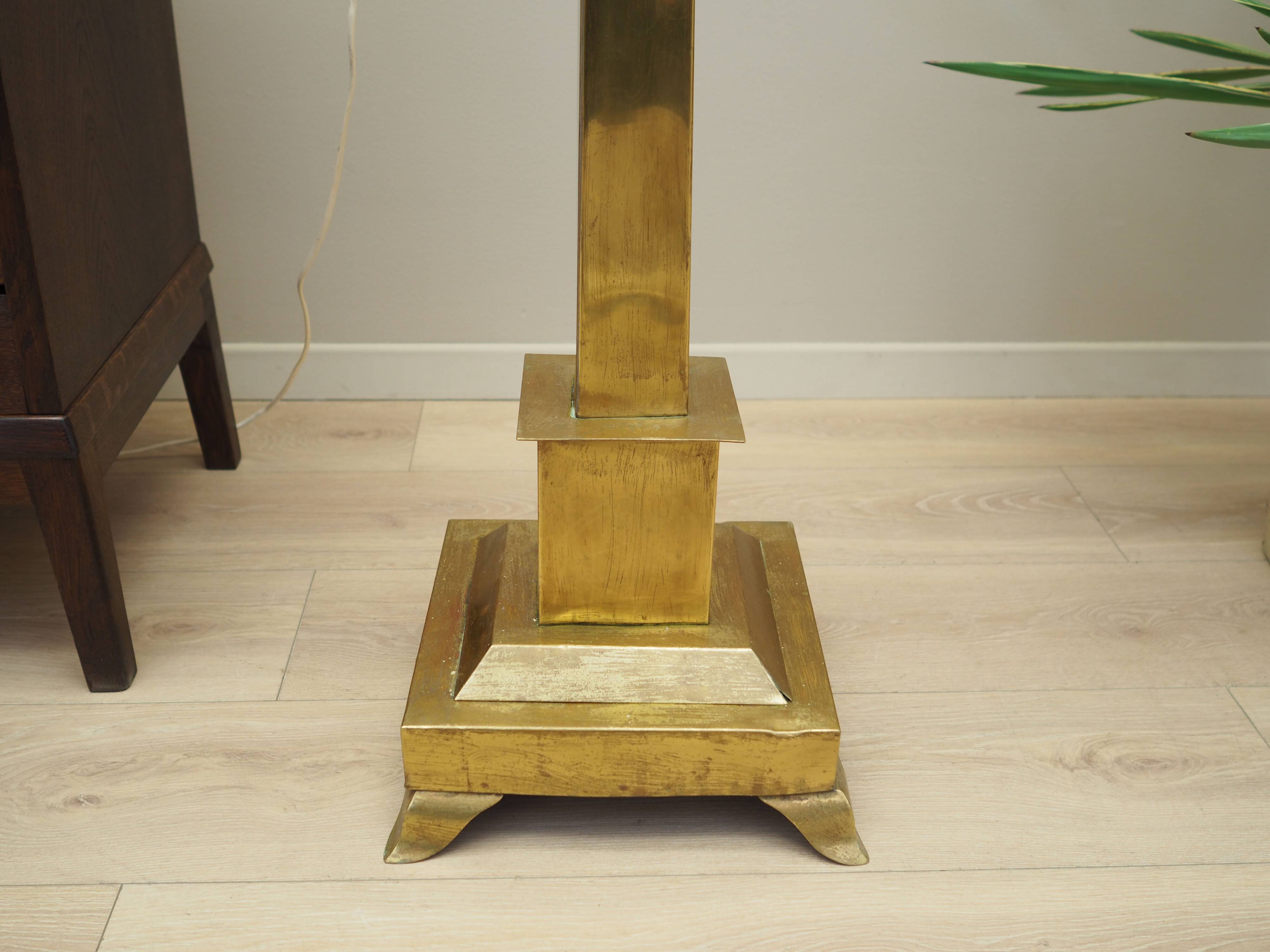 Brass lamp, Danish design, 1960s, production: Denmark