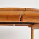 Table ronde extensible en chêne par Hans J. Wegner, Danemark, années 70