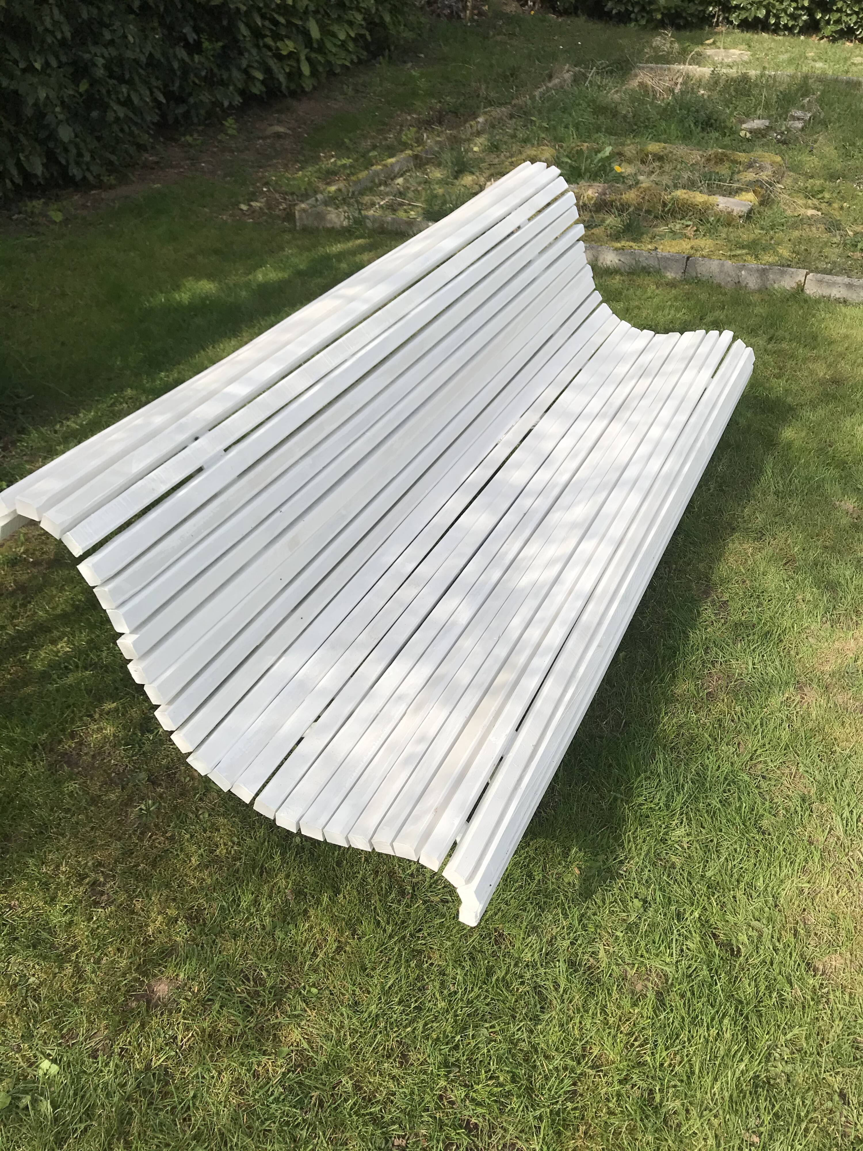 Garden bench Louisiana oak 2 m