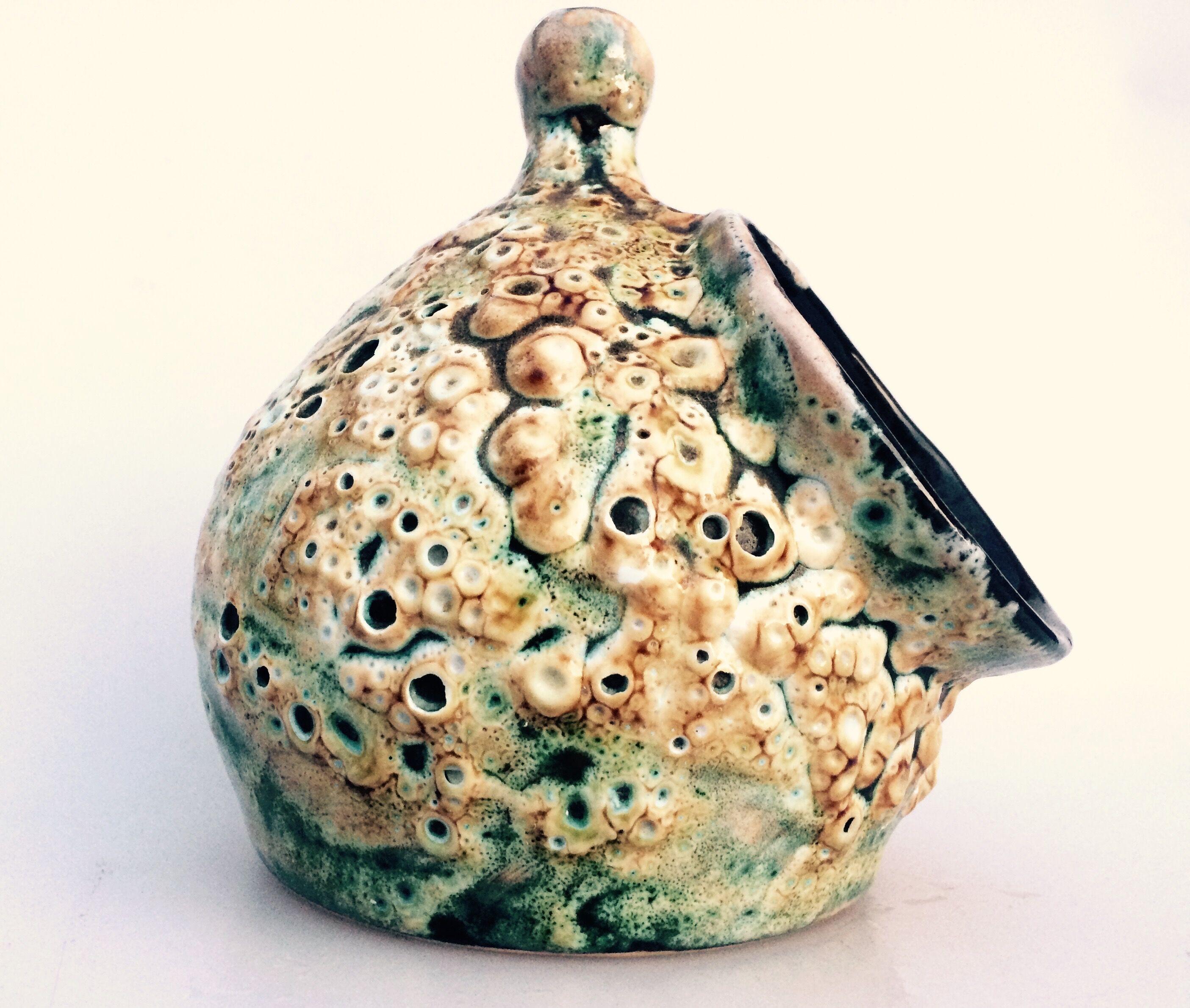 Carmamique pot - empty pocket vintage lava
