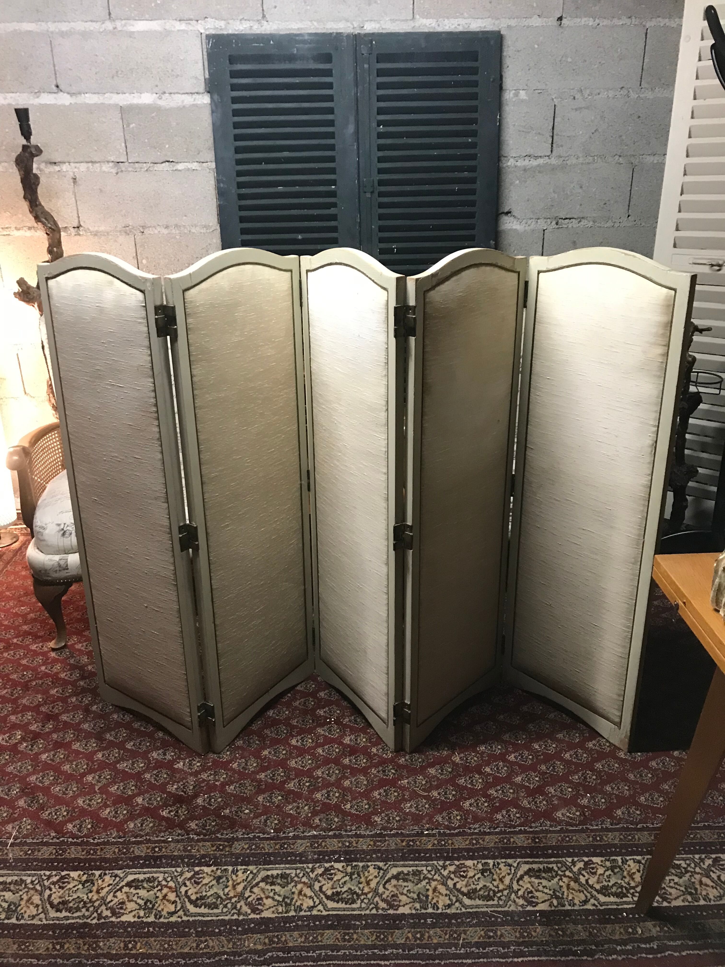 Old screen wood art deco