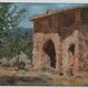 Oil painting on panel, Tuscan school, early 1900s