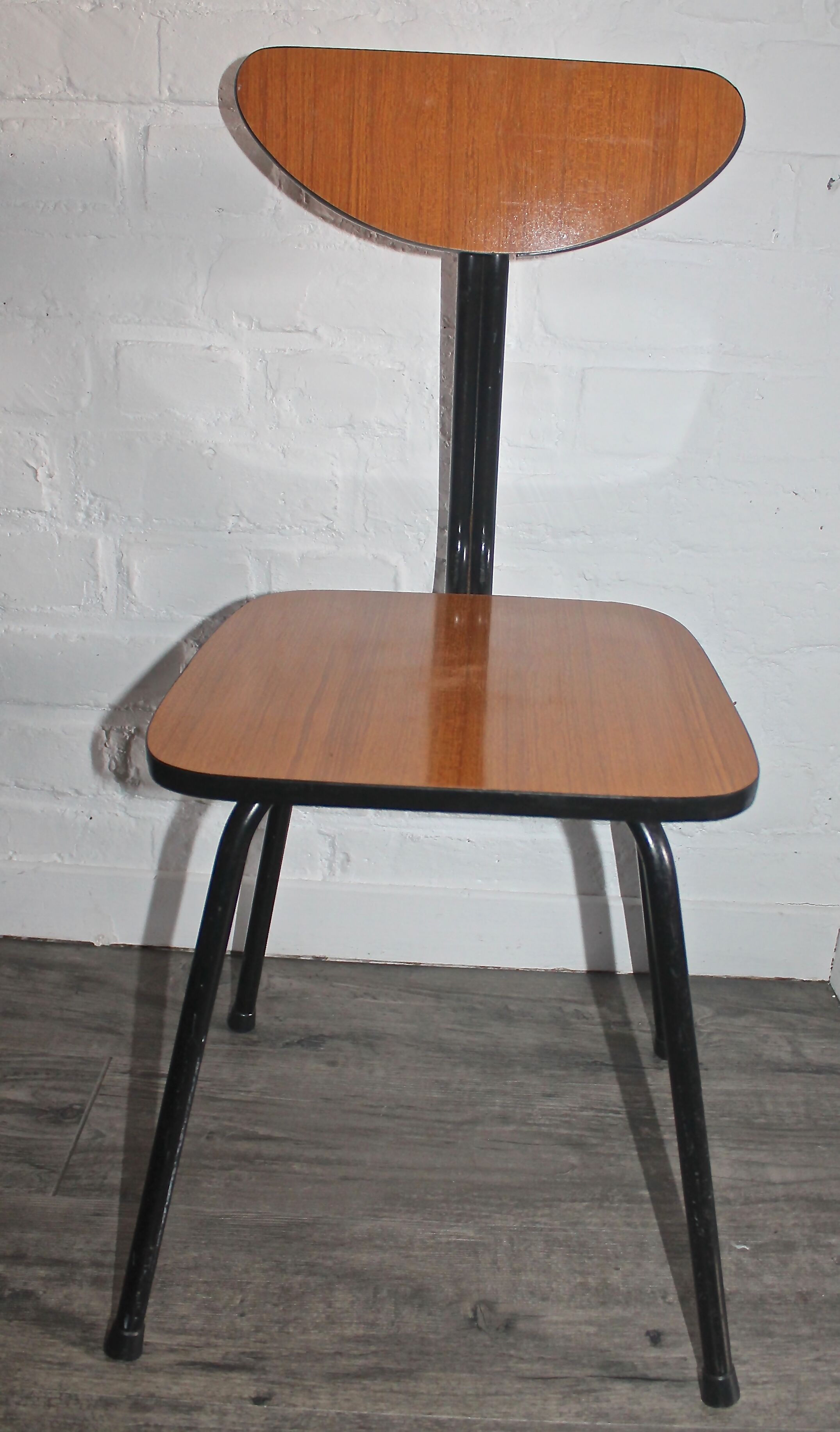 Old double desk with its vintage chair 50