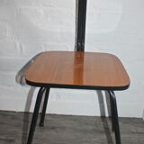 Ancien bureau double avec sa chaise vintage 50