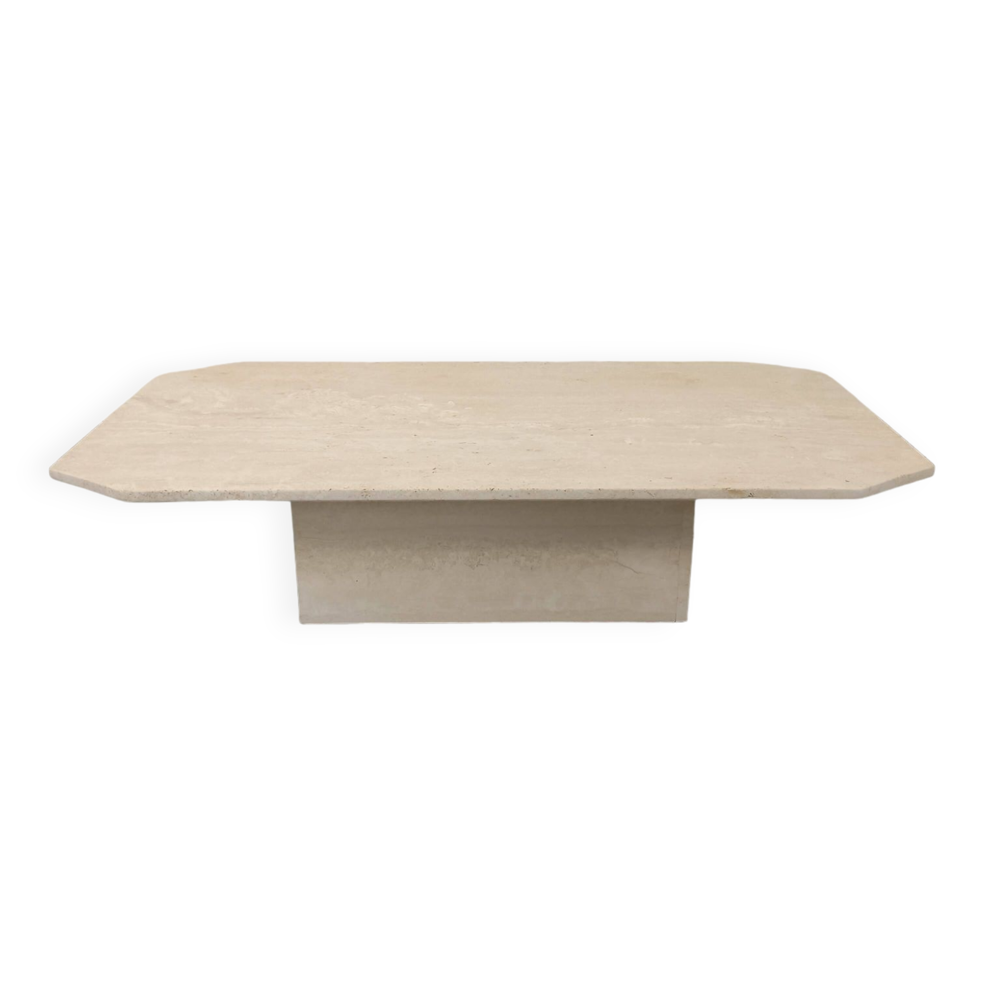 Vintage travertine coffee table from the 70s 80s