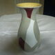 Vase en céramique vintage germany carreaux de couleurs