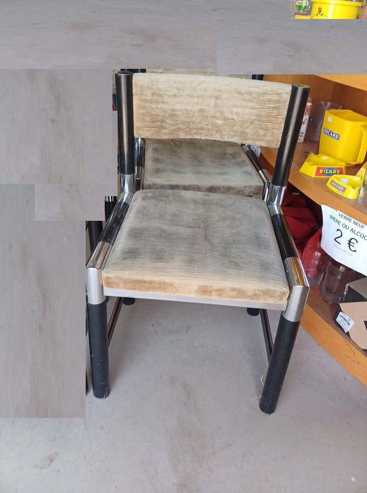4 Vintage 70s Chairs