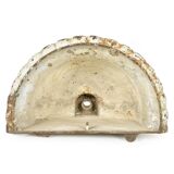 Pair of Medici cast iron wall-mounted basins