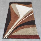 Vintage carpet 70s rectangular 135x80cm