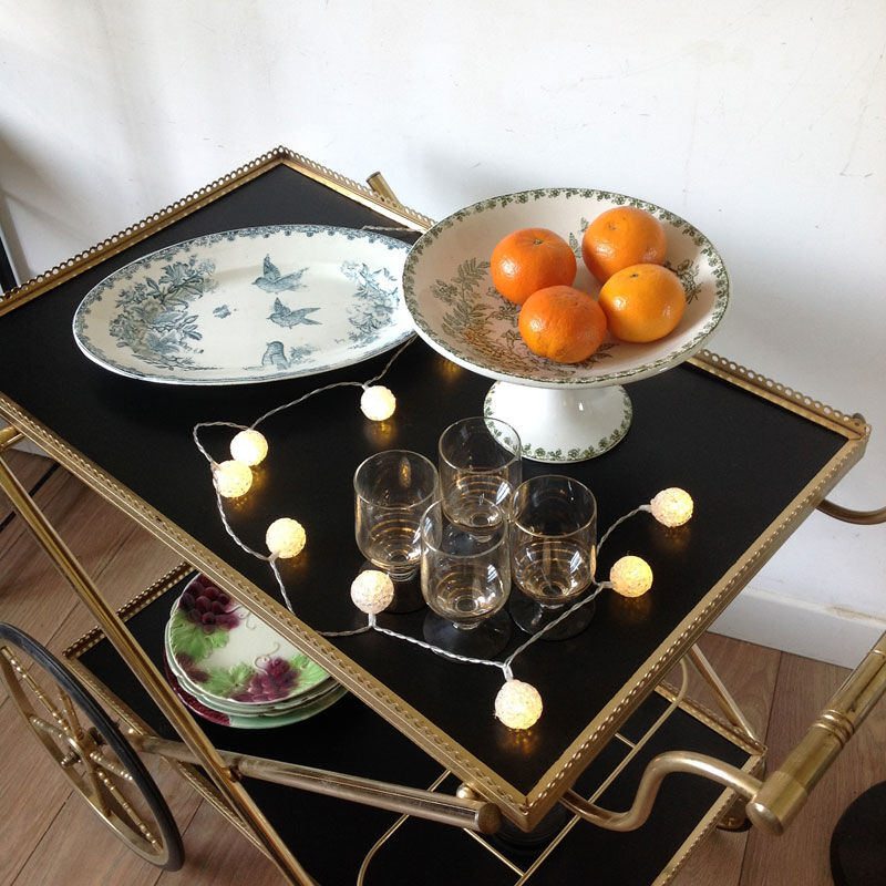 Black and gold dessert