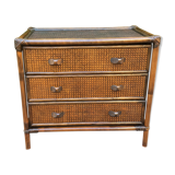 Bamboo and canning chest of drawers