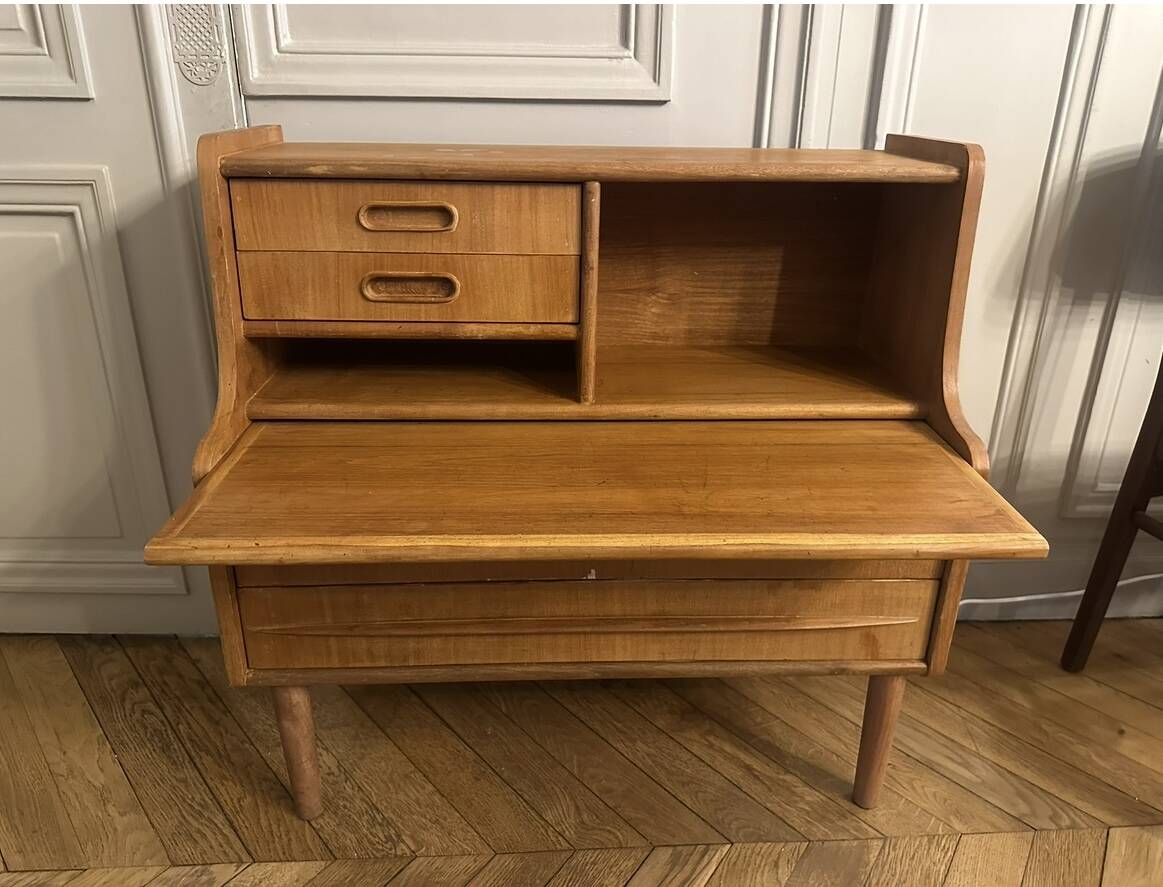 Bureau secrétaire enfant Vintage
