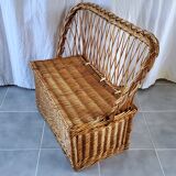 Rattan chest bench