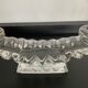 Paire de chandeliers art deco en verre