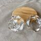 Baccarat crystal salt and pepper shakers