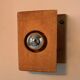 Vintage raw clay chamotte wall light, Guy Bareff, France 1970
