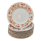 Deep porcelain plates from Digoin