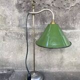 Antique industrial watchmaker/jeweler's lamp goes up and down