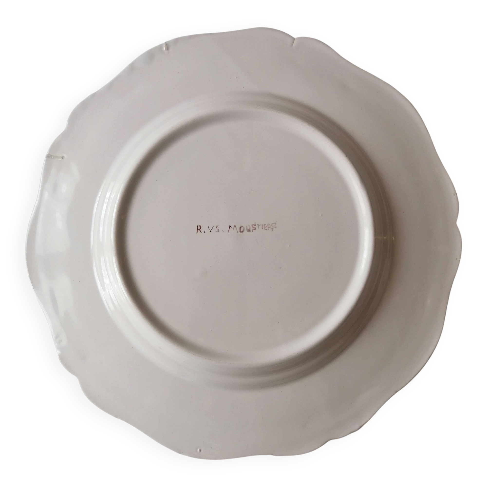 Moustiers faience plate