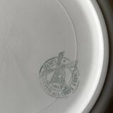 6 old earthenware plates from Saint-Amand (North)