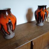 Pair of Baudin vases