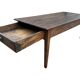 Table de ferme en chêne 2 tiroirs 19’S