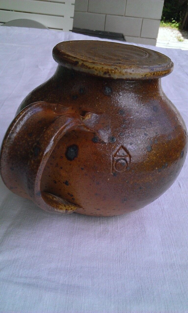 Charles Gaudry's sandstone teapot, Saint Amand sandstone of Puysaye